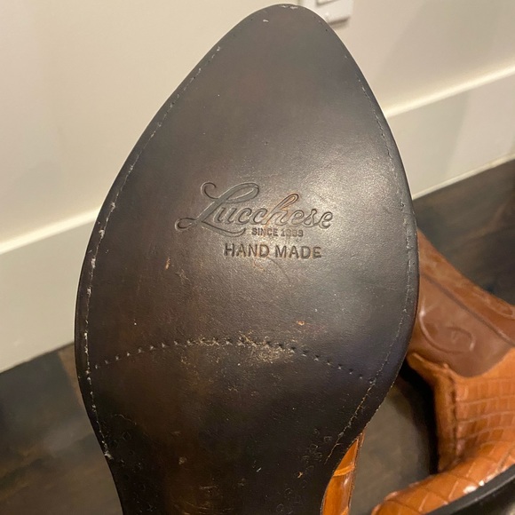 Lucchese Handmade Alligator Tail Cowboy Boots - Picture 11 of 13